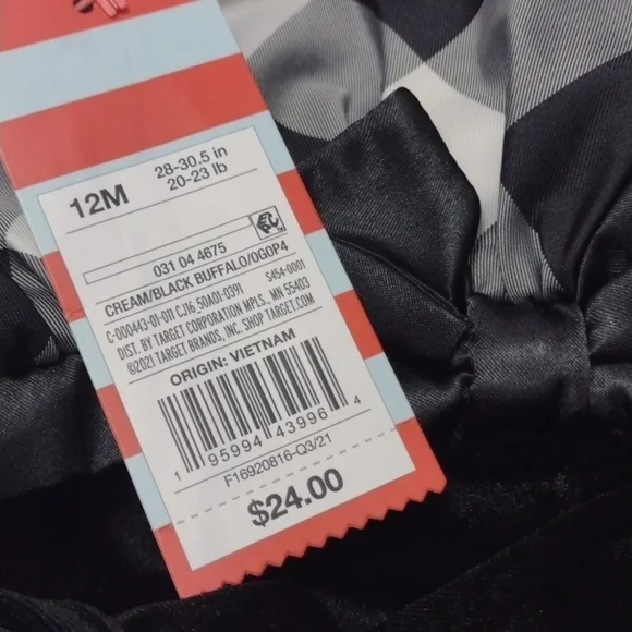 Toddler Girls' Plaid Velour Long Sleeve Dress - Cat & Jack - Picture 6 of 6